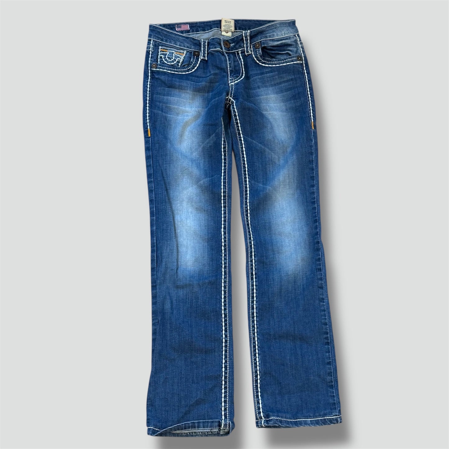 True Religion straight blue vintage jeans