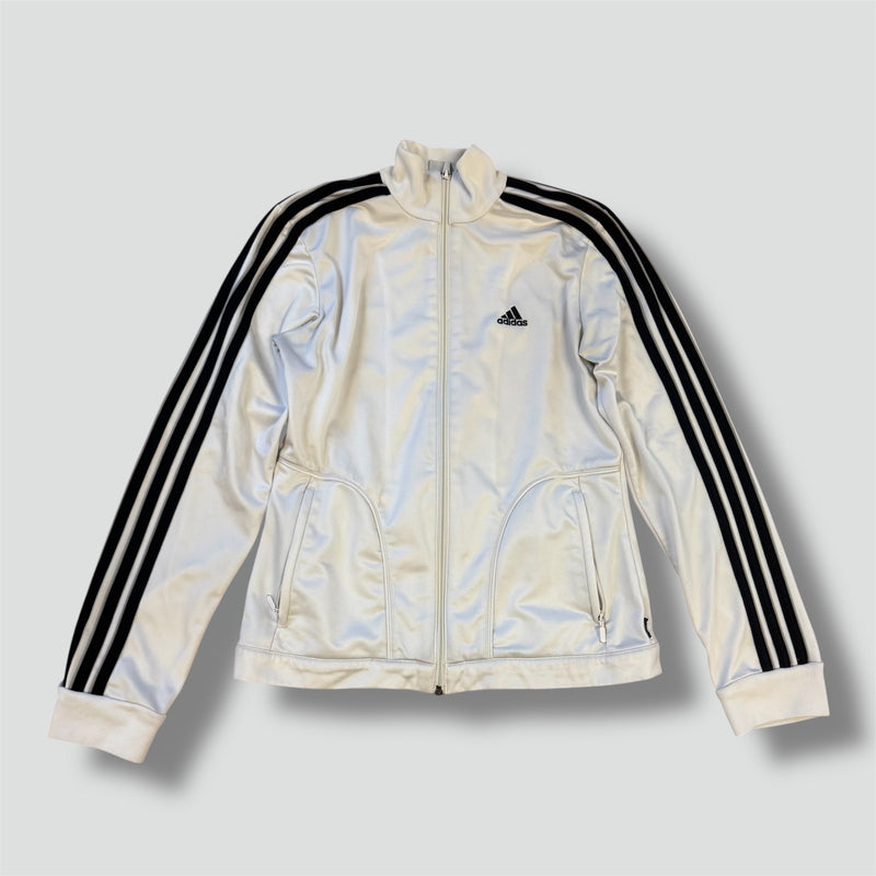 Sourced limited accessories and clothes Adidas Y2K vintage white track jacket – Secondhand Streetwear
