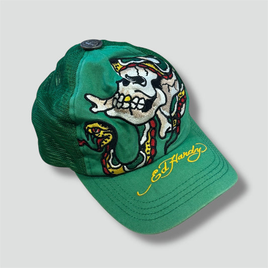 Don Ed Hardy vintage green cap