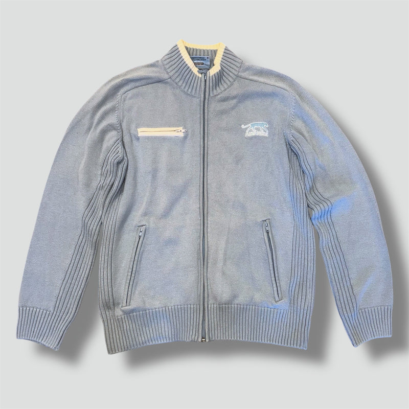 Sourced limited accessories and clothes Airness vintage knitted sky blue jacket – Secondhand Streetwear