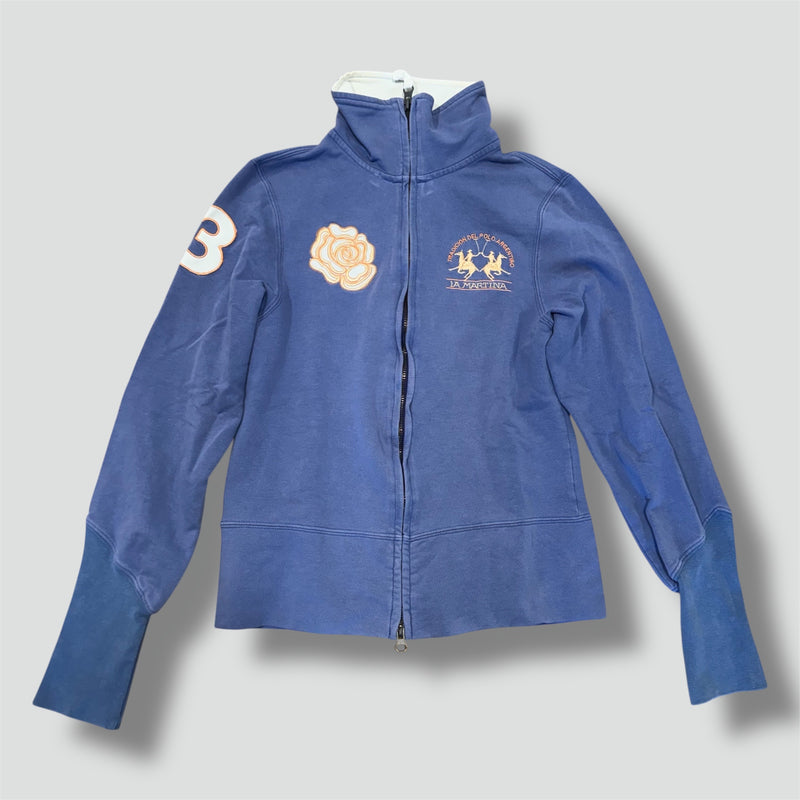 Sourced limited accessories and clothes La Martina Replica floral blue women’s zip-up – Secondhand Streetwear