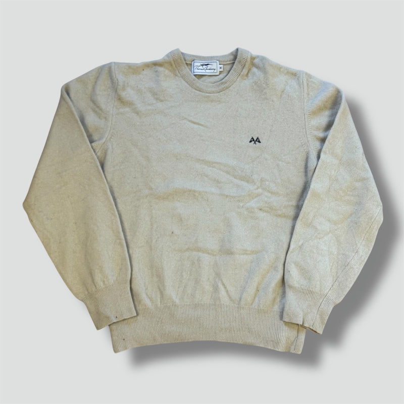 Sourced limited accessories and clothes Thomas Burberry vintage lambswool womens sweatshirt – Secondhand Streetwear