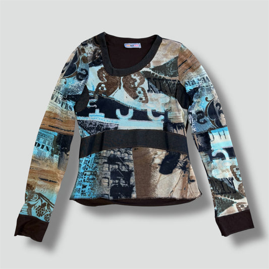 Double Jeu Y2K vintage thin women’s long sleeve