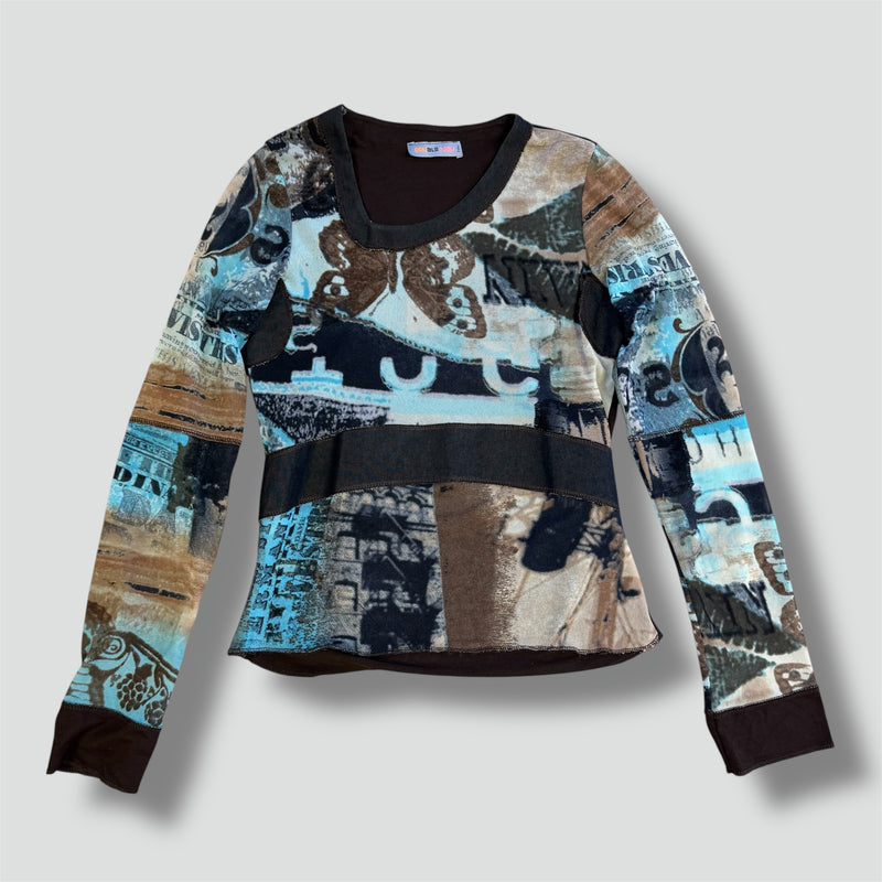 Sourced limited accessories and clothes Double Jeu Y2K vintage thin women’s long sleeve – Secondhand Streetwear