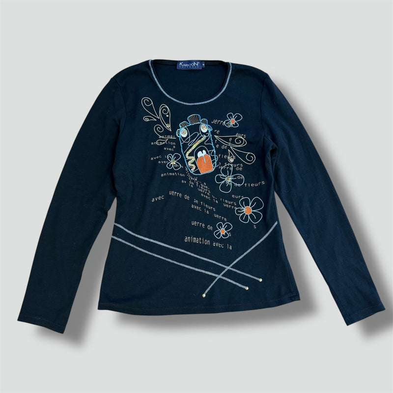 Sourced limited accessories and clothes Karboon Y2K vintage designer long sleeve – Secondhand Streetwear
