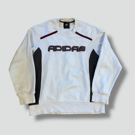 Adidas streetwear 00s white sweatshirt