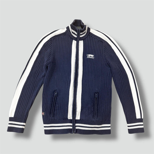 Vintage Airness navy blue knitted jacket