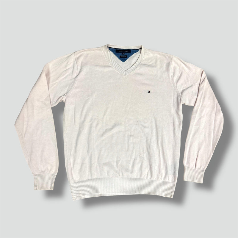 Sourced limited accessories and clothes Tommy Hilfiger light pink sweatshirt – Secondhand Streetwear
