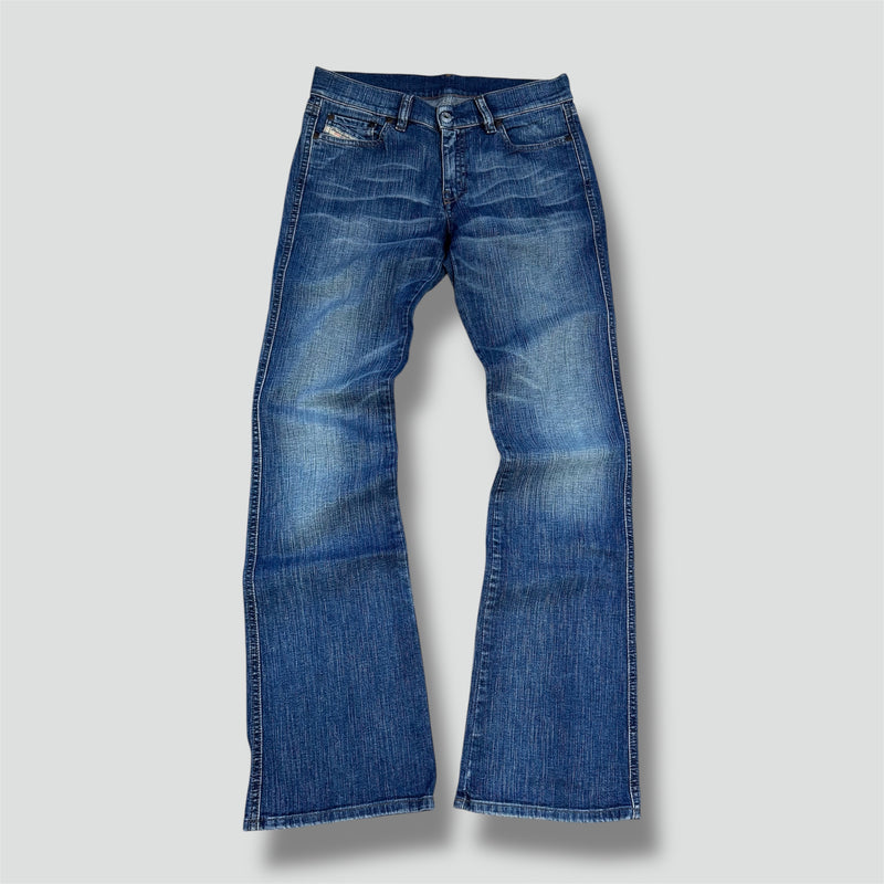 Sourced limited accessories and clothes Diesel Industry vintage wide-leg stonewashed jeans – Secondhand Streetwear