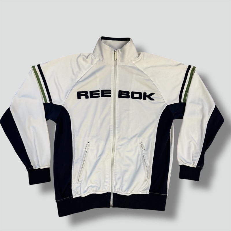 Sourced limited accessories and clothes Reebok vintage white 00s track jacket – Secondhand Streetwear