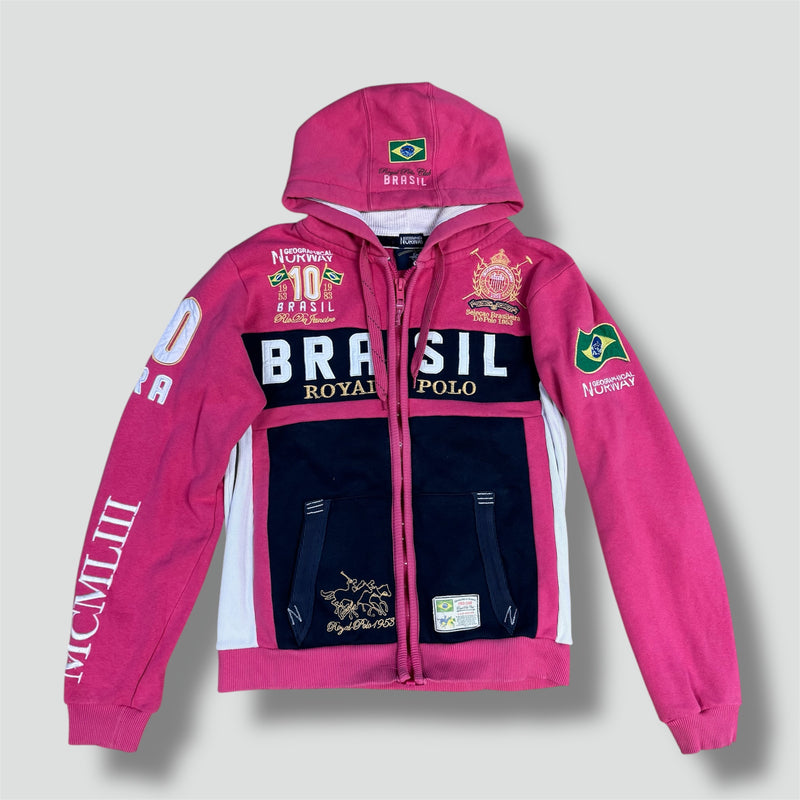 Sourced limited accessories and clothes Geographical Norway Brazil Royal Polo hoodie – Secondhand Streetwear