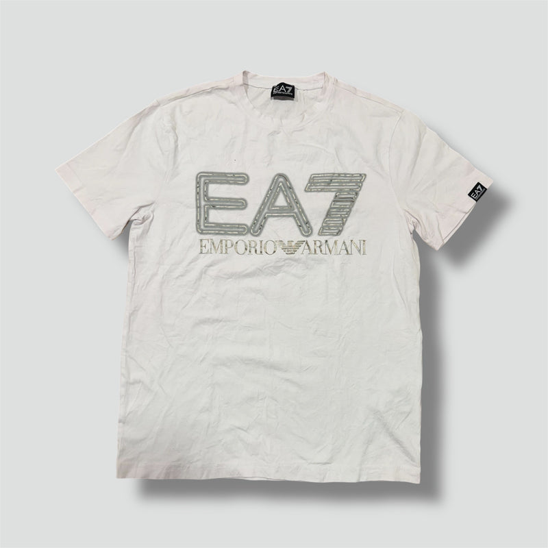 Sourced limited accessories and clothes Emporio Armani vintage white t-shirt – Secondhand Streetwear