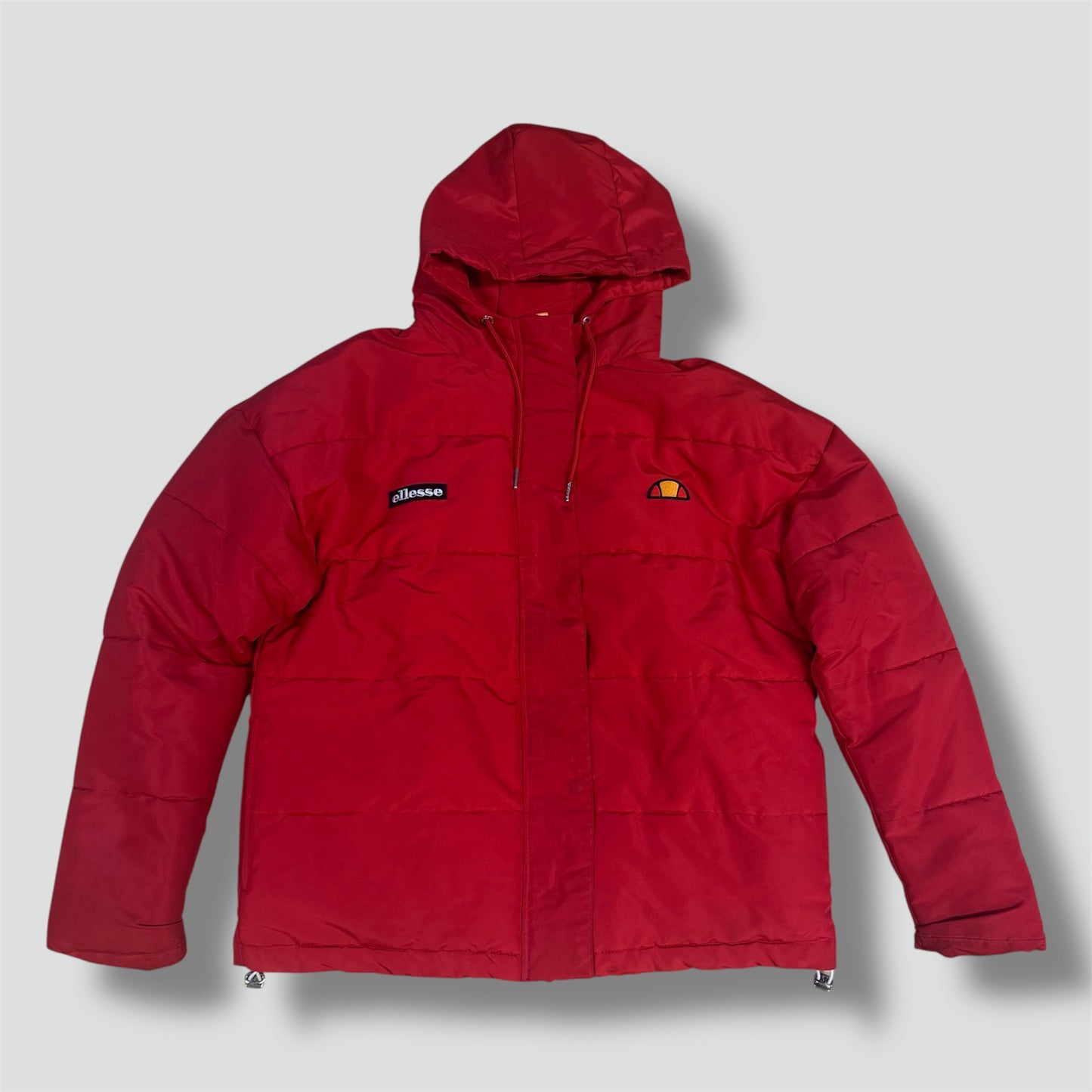 Ellesse retro red puffer jacket