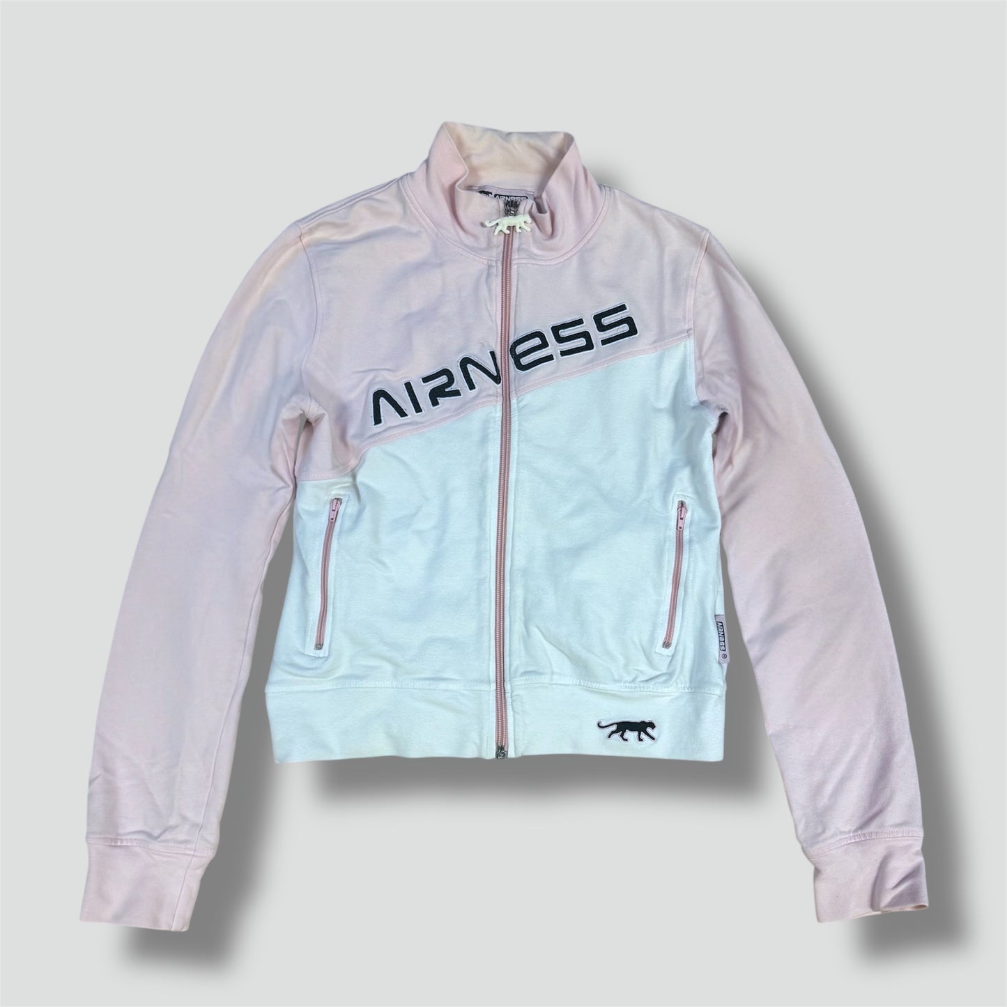 Airness pink and white vintage women’s zip-up