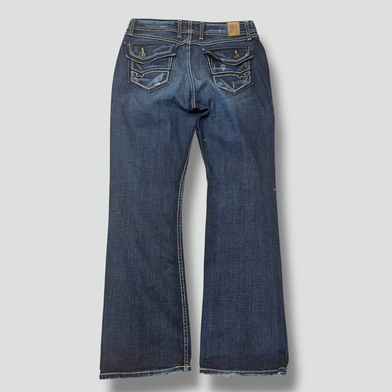 Sourced limited accessories and clothes BKE Wendy Y2K stone washed wide leg jeans – Secondhand Streetwear