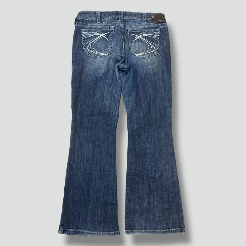 Sourced limited accessories and clothes Silven Y2K women’s wide leg vintage jeans – Secondhand Streetwear