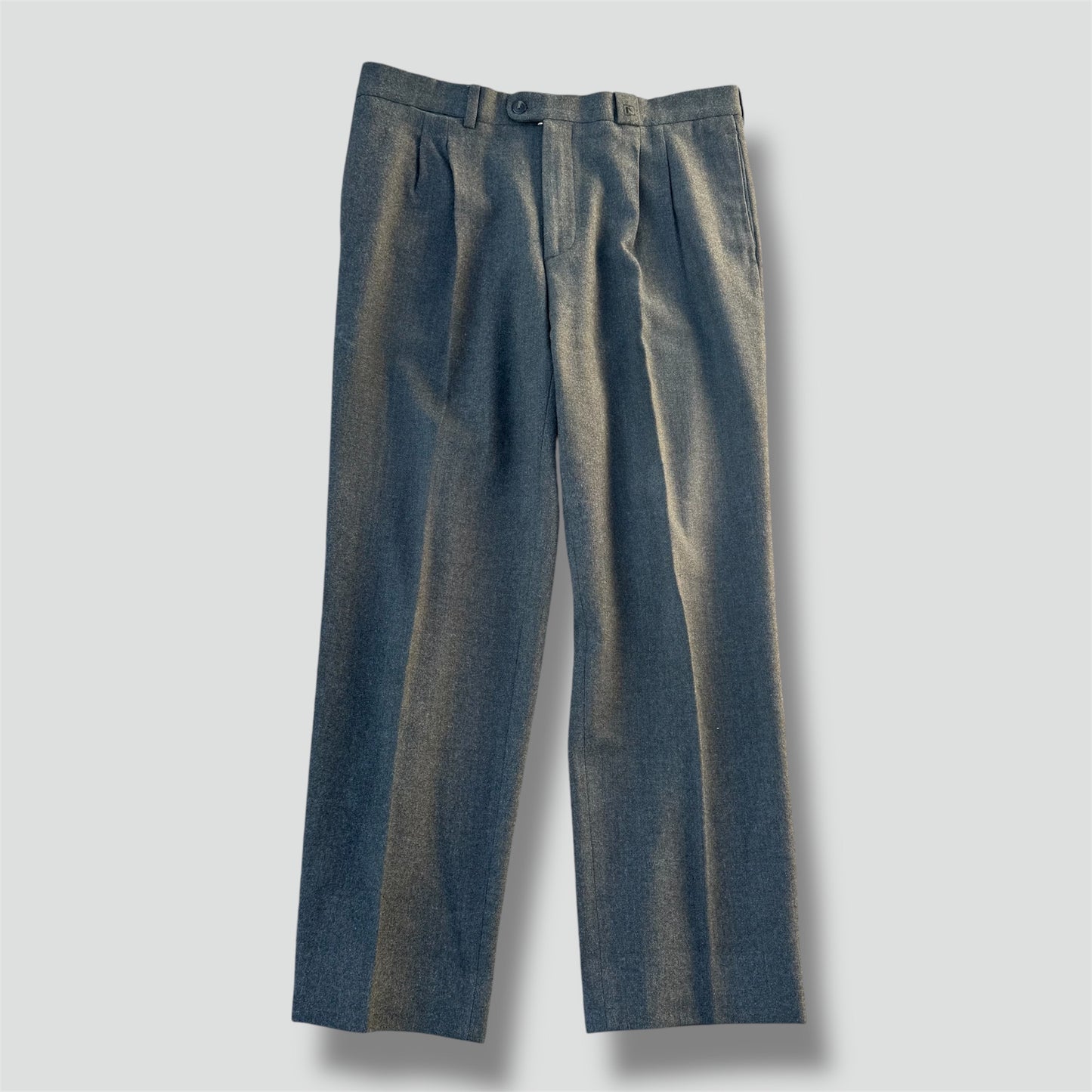 Paco Rabanne vintage grey wool dress pants