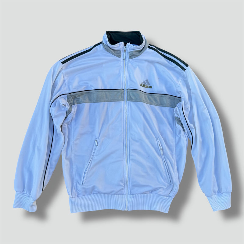 Sourced limited accessories and clothes Adidas white vintage 90s track jacket – Secondhand Streetwear