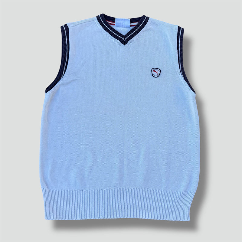 Sourced limited accessories and clothes Vintage Puma 90s white vest – Secondhand Streetwear