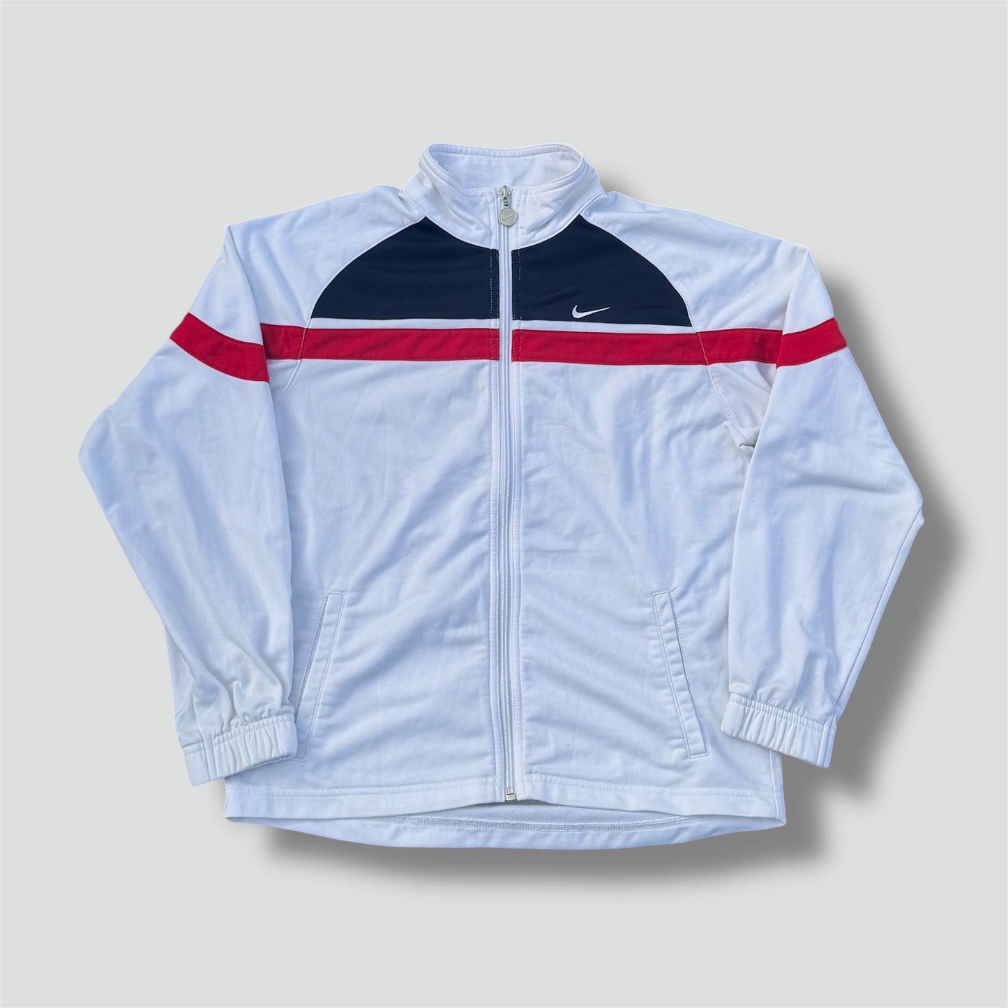 Nike Tennis white vintage track jacket