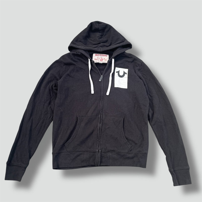 Sourced limited accessories and clothes True Religion black streetwear zip hoodie – Secondhand Streetwear