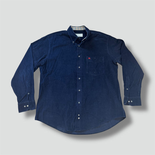 Vintage Burberry 80s corduroy chemise shirt