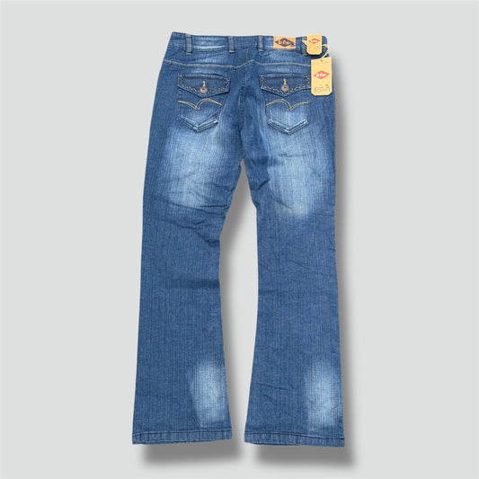 Lee Cooper wide leg stone washed jeans