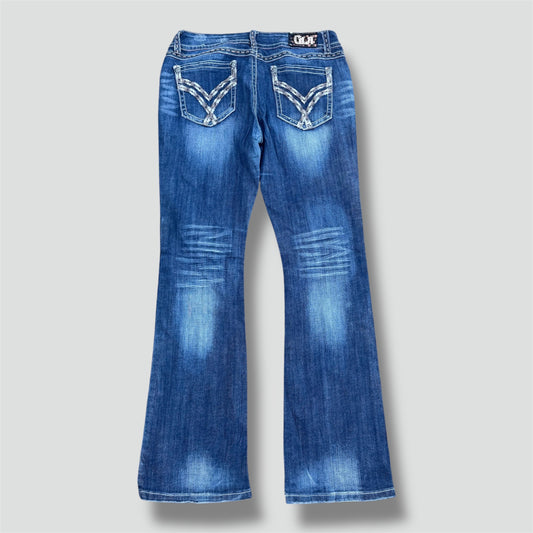 Grace in LA Y2K wide leg jeans