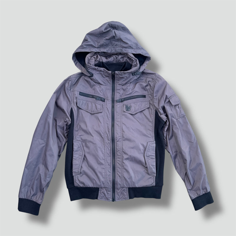 Sourced limited accessories and clothes Evisu vintage brown 00s rain jacket – Secondhand Streetwear