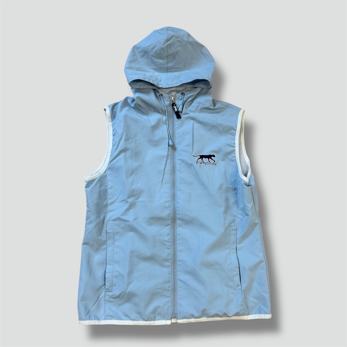 Airness vintage babyblue rain vest