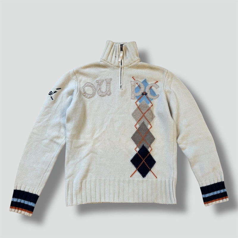 Sourced limited accessories and clothes La Martina vintage knitted wool zip-up – Secondhand Streetwear