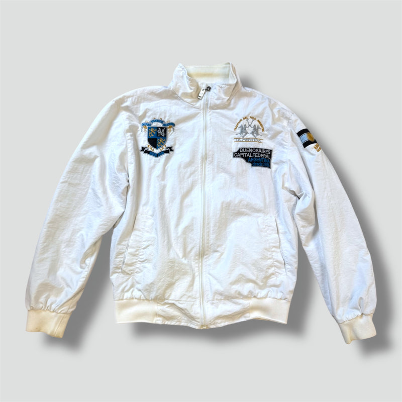 Sourced limited accessories and clothes La Martina Buenos Aires white rain jacket – Secondhand Streetwear