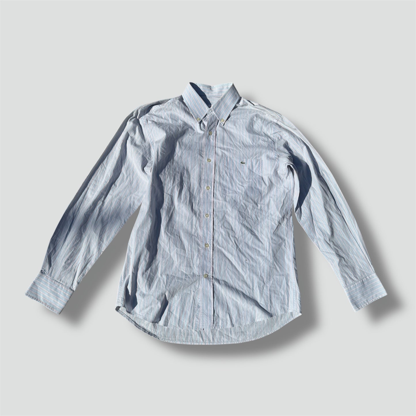 Lacoste vintage striped chemise shirt