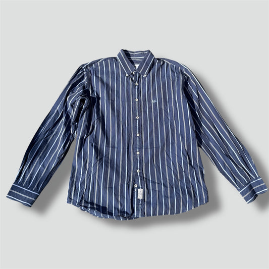 Thomas Burberry vintage striped blue shirt