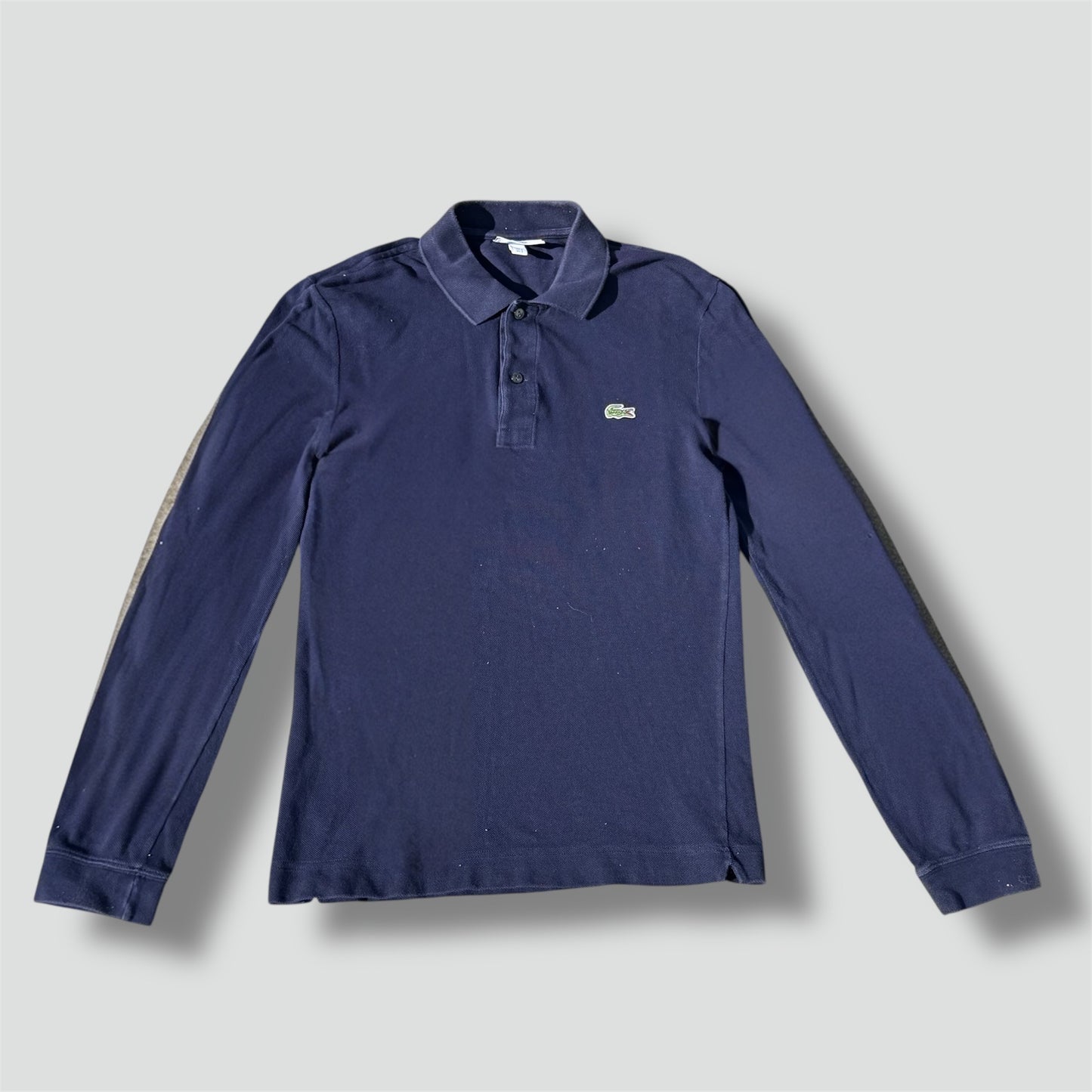 Lacoste vintage navy blue longsleeve polo