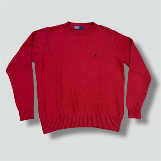 Polo Ralph Lauren red knitted sweatshirt