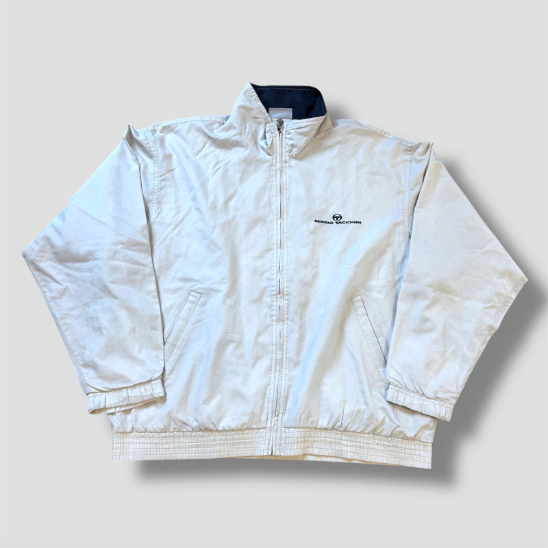 Sourced limited accessories and clothes Sergio Tacchini vintage white track jacket – Secondhand Streetwear