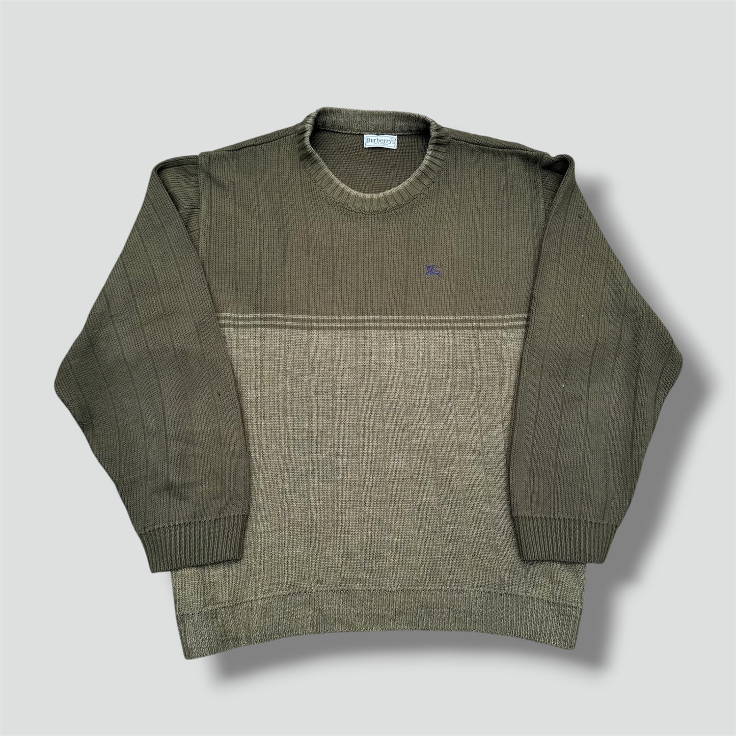 Vintage Burberry London knitted crewneck
