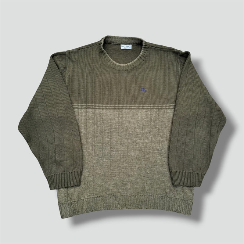 Sourced limited accessories and clothes Vintage Burberry London knitted crewneck – Secondhand Streetwear