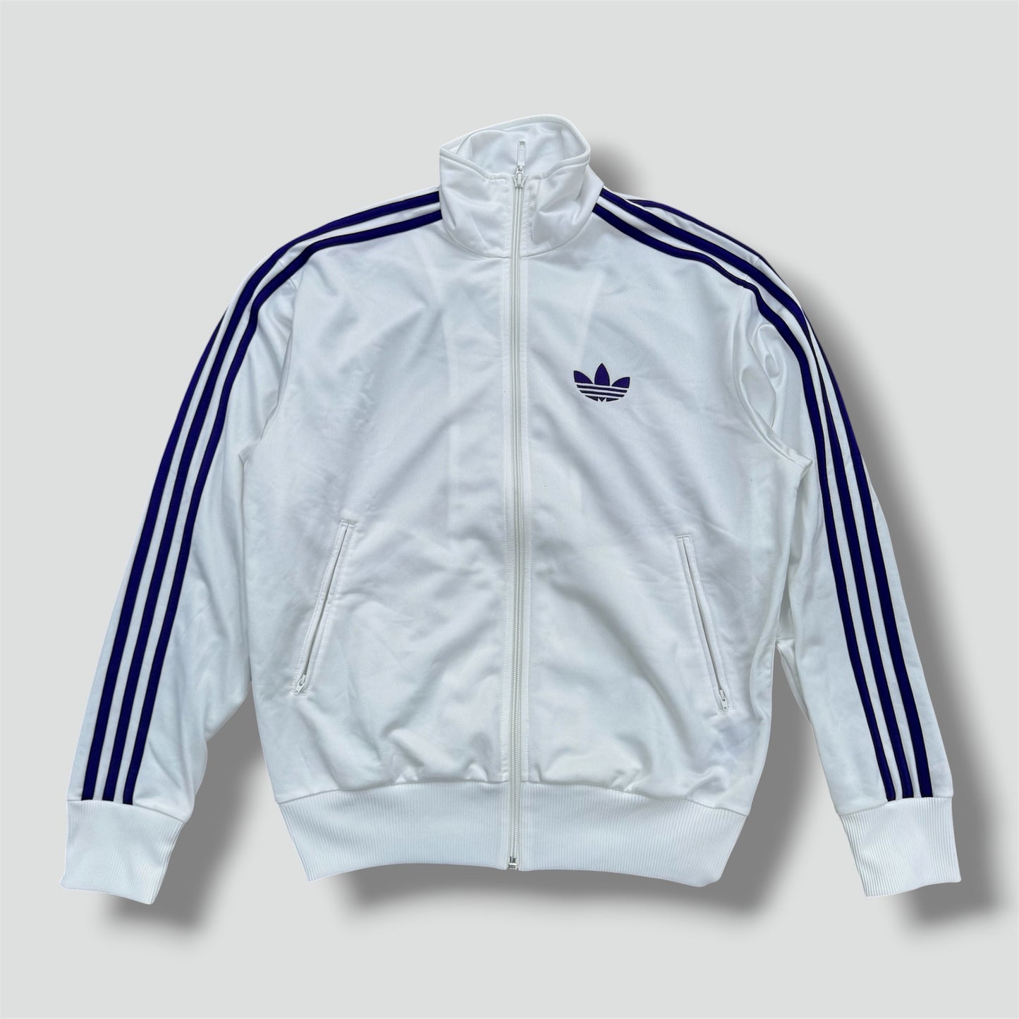 Adidas Y2K retro white track jacket