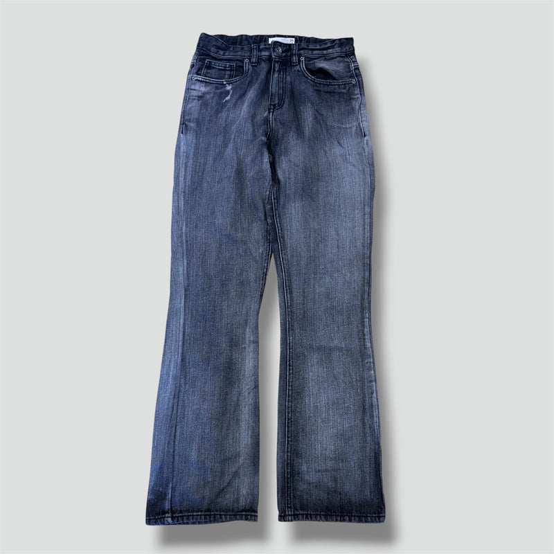 Detailansicht: Sourced limited accessories and clothes Route 66 y2k high waisted retro jeans – Logo, Nähte oder Material