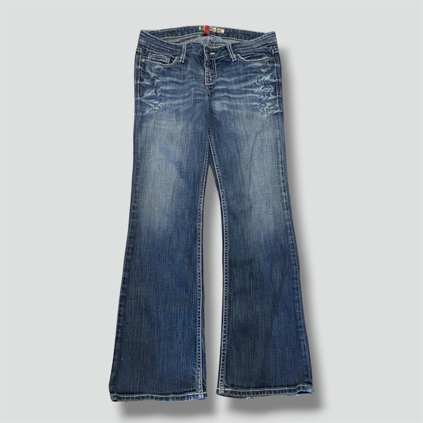 BKE Denim stella boot y2k stonewashed jeans