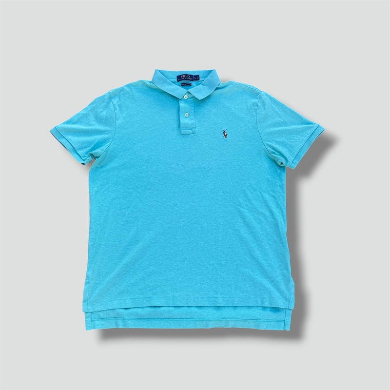 Sourced limited accessories and clothes Polo ralph lauren turquoise poloshirt – Secondhand Streetwear