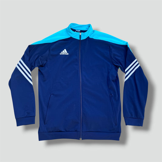 Adidas classic blue retro track jacket