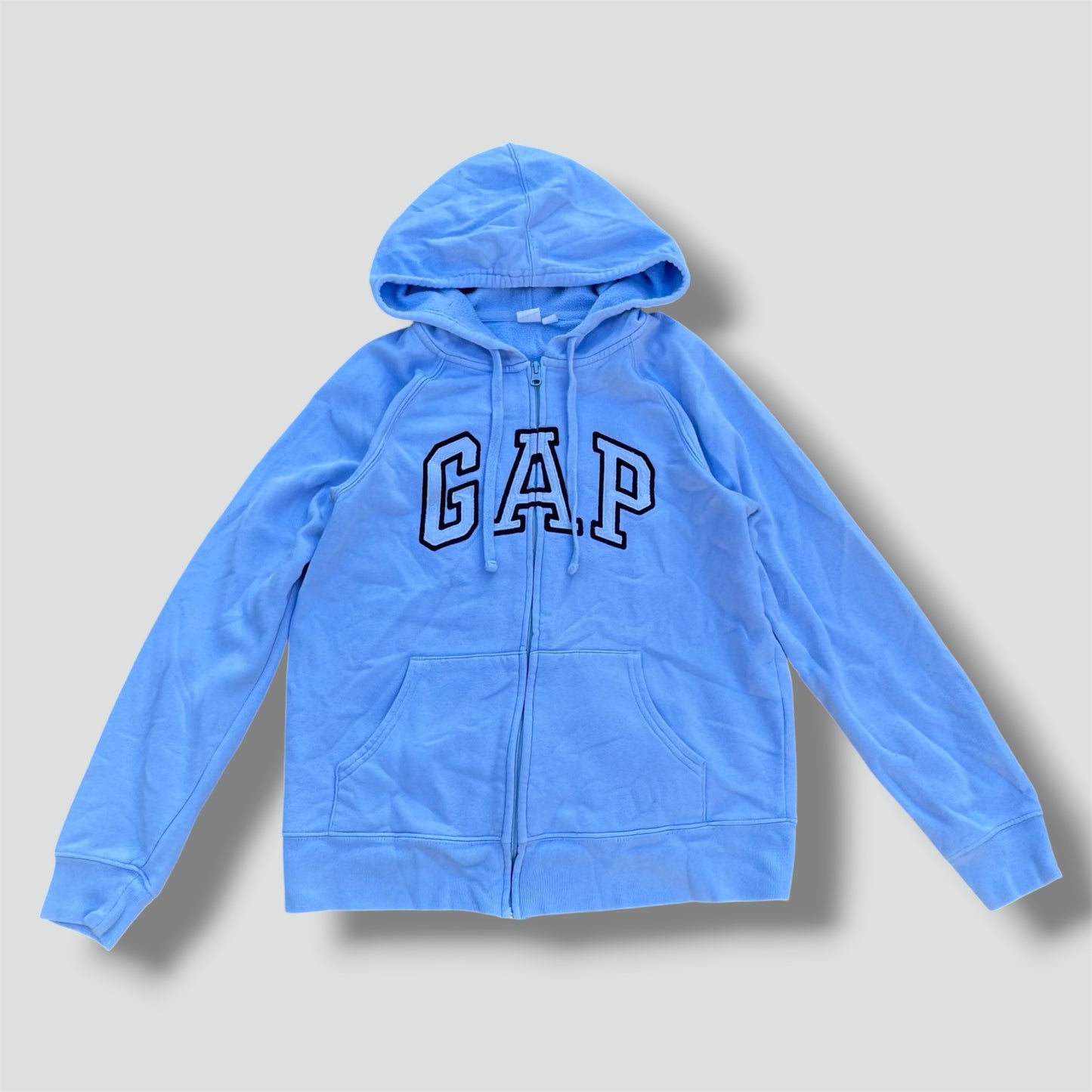 GAP skyblue y2k zip-up hoodie