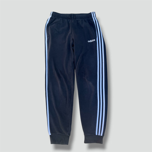 Adidas three stripes black sweatpants