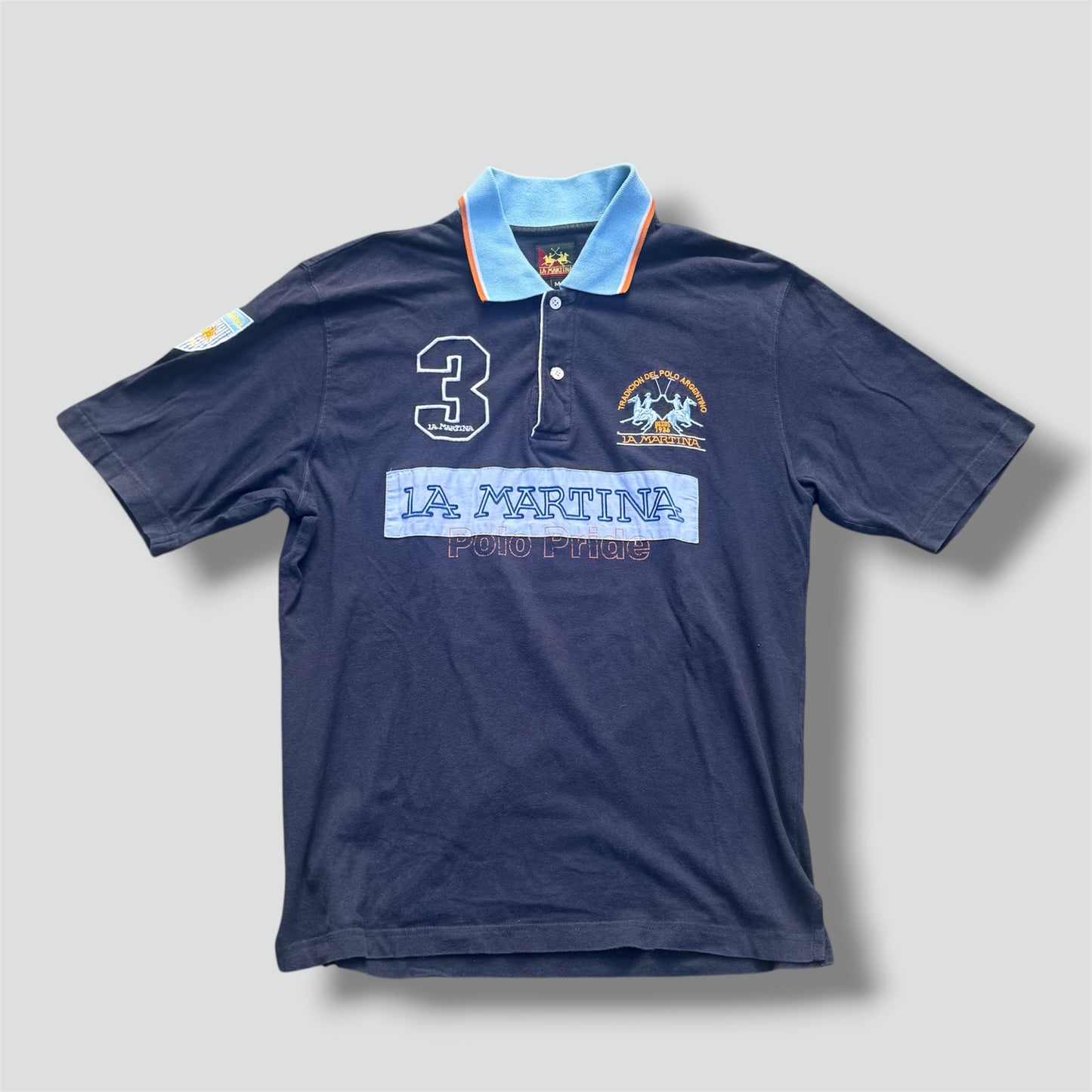 La Martina pride buenos aires blue poloshirt