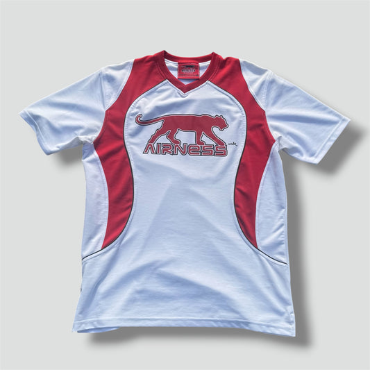 Airness streetwear white sports t-shirt