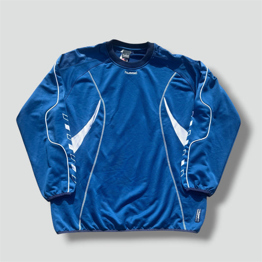 Hummel streetwear blue sports sweatshirt
