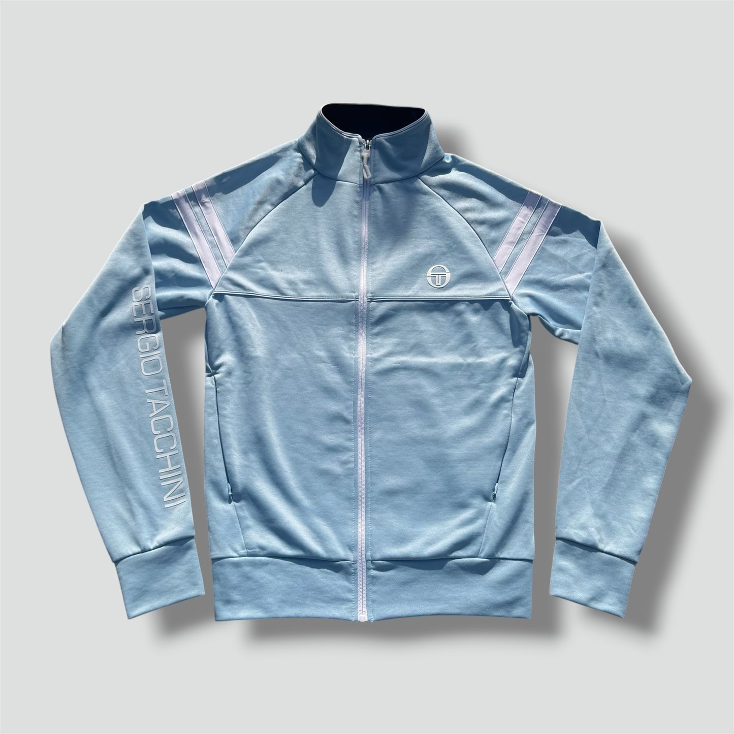Sergio Tacchini baby blue sports track jacket